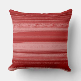Red Texture Stripe – Urban Abstract Kissen