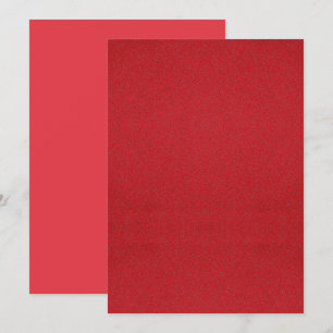 Red Textured Danke Card - Bulk Custom