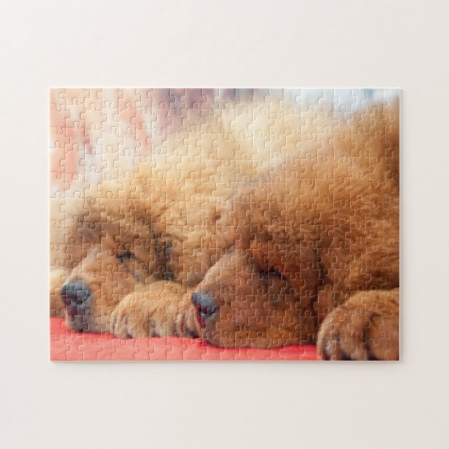 Red Tibetan Mastiff Hund Jigsaw Puzzle (Horizontal)