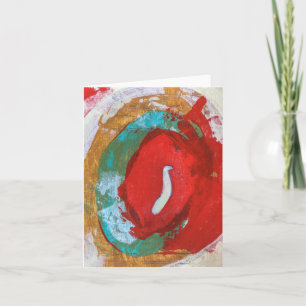 Red Tide Blank Notecard Karte