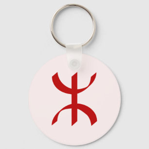Red TIFINAGH - Berber Tifinagh - Amazigh Tifinagh  Schlüsselanhänger
