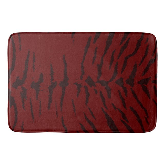 Red Tiger Digital Print Badematte (Vorderseite)