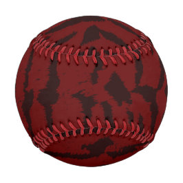 Red Tiger Digital Print Baseball
