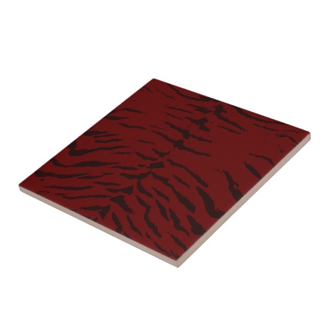 Red Tiger Digital Print Fliese (Seite)