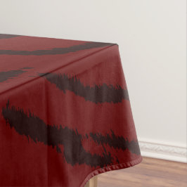 Red Tiger Digital Print Tischdecke