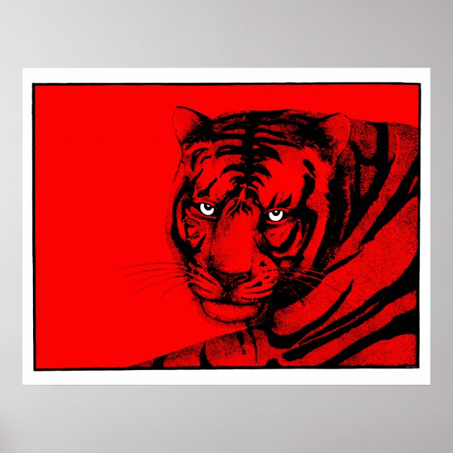 RED TIGER POSTER (Vorne)