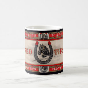 Red Tips Zigarrenlabel print Kaffeetasse