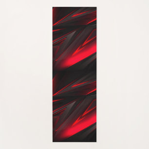 Red to Point Abstract Design Yogamatte