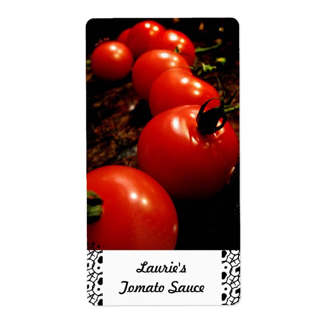 Red Tomato Canning Labels (Vorne)