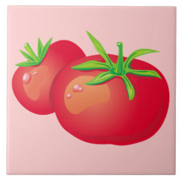 Red Tomato Decorative Kitchenette Tile Fliese