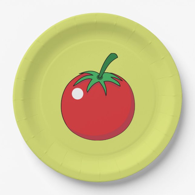 Red Tomato Pappteller (Vorderseite)