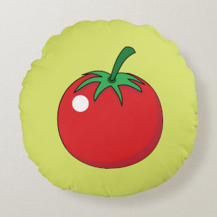 Red Tomato Rundes Kissen