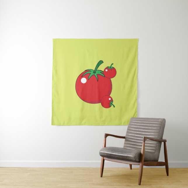 Red Tomato Wandteppich (Beispiel)