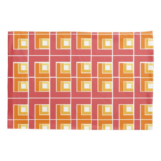 Red Topsy Turvy Kissenbezug (Rückseite)