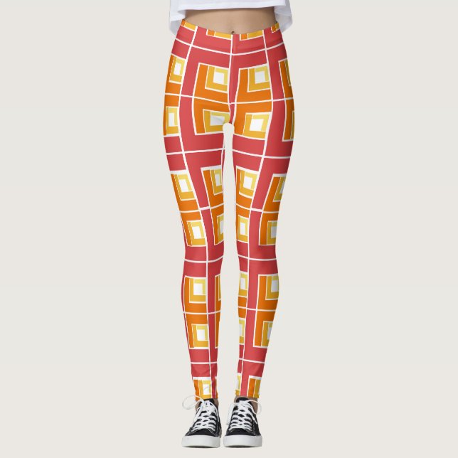 Red Topsy Turvy Leggings (Vorderseite)