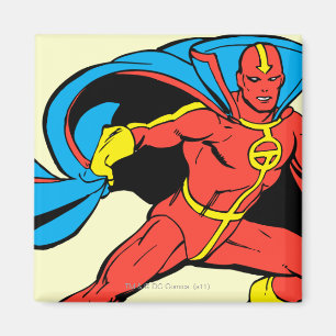 Red Tornado Cape Pose Magnet