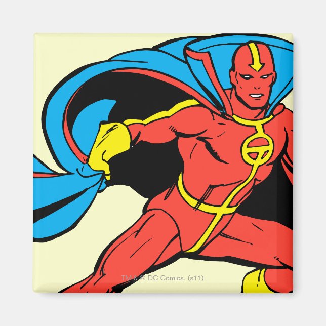 Red Tornado Cape Pose Magnet (Vorne)
