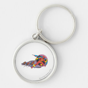 Red Tornado in Wind Motion Schlüsselanhänger