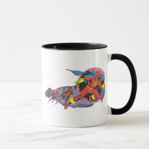 Red Tornado in Wind Motion Tasse