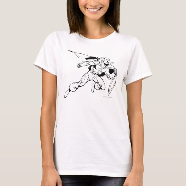 Red Tornado Kontur T-Shirt (Vorderseite)