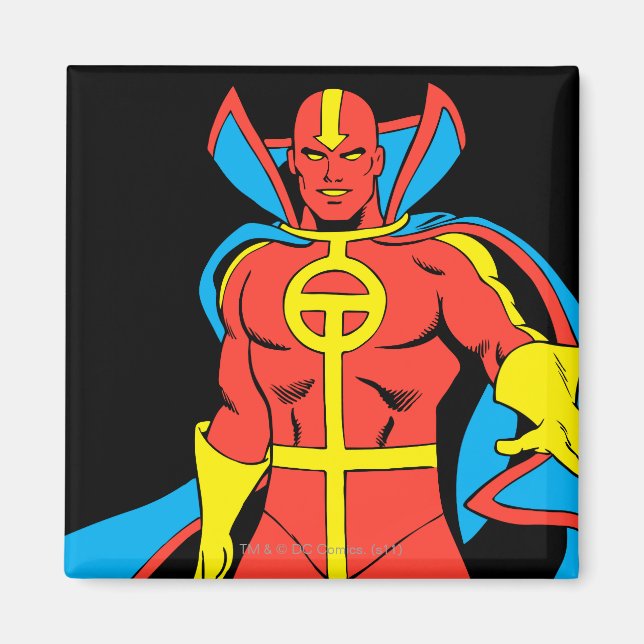 Red Tornado Pose Magnet (Vorne)
