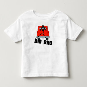 Red Tow Truck Big Bro Kleinkind T-shirt