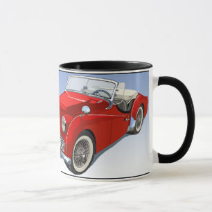 Red TR3 Tasse
