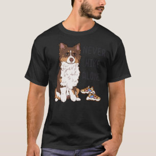 Red tri Australian Shepherd - NIE HIKE ALONE Cla T-Shirt
