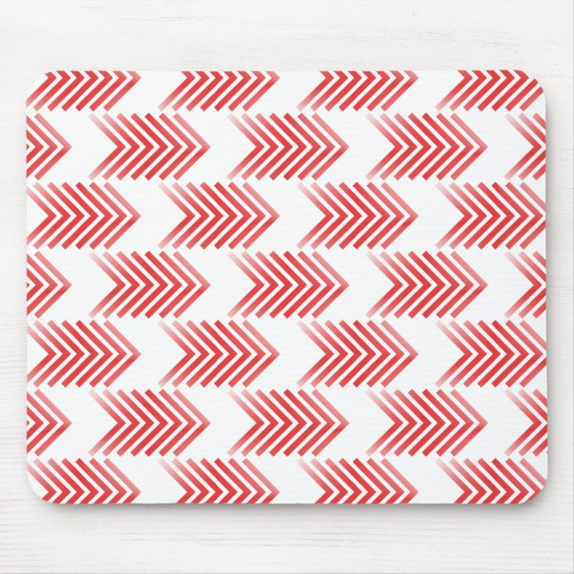 Red Tribal Arrow Pattern Mousepad (Vorne)