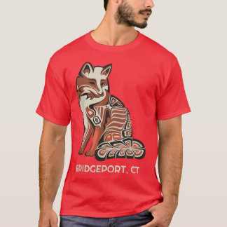 Red Tribal Fo Bridgeport Native American Artwork S T-Shirt