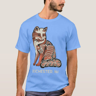 Red Tribal Fo Rochester Native American Artwork St T-Shirt