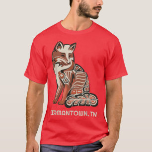 Red Tribal of Germantown Native American Artwork S T-Shirt