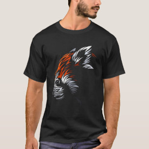 Red Tribal Panda T-Shirt