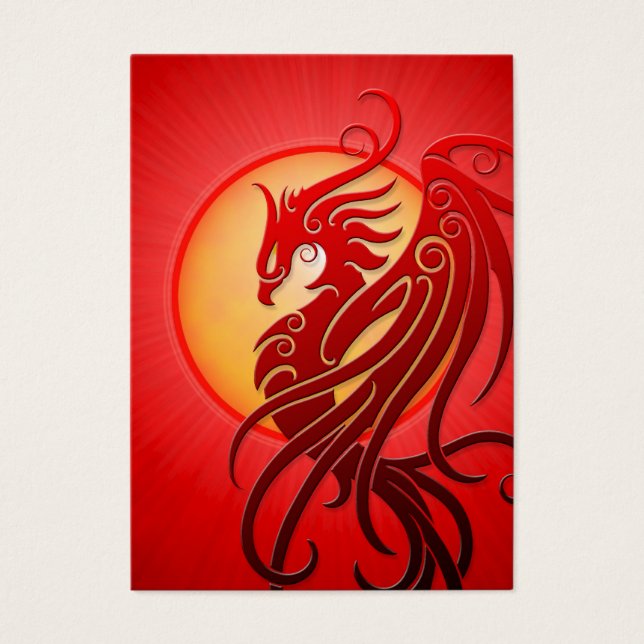 Red Tribal Phoenix (Vorderseite)