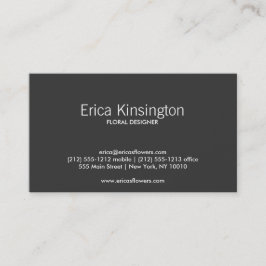 RED TROPICAL Business Card Visitenkarte