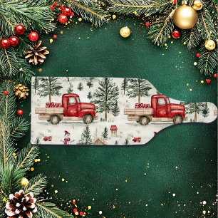 Red Truck mit Geschenken und Schneemann Schneidebrett