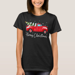 Red Truck Weihnachten Weihnachten Weihnachten T-Shirt
