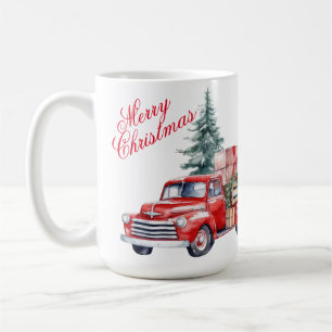 Red Truck Weihnachts-Tasse Kaffeetasse