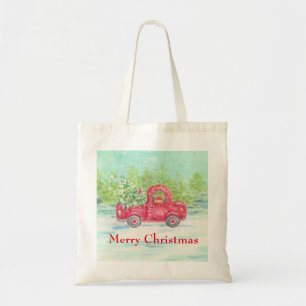 Red Truck Weihnachtstasche Tragetasche