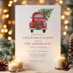 Red Truck Wreath Weihnachten Party Einladung<br><div class="desc">Aquarell Red Truck Kranz Weihnachten Party Einladung. Personalisieren Sie dieses individuelle Urlaubsdesign mit Ihren eigenen Party-Details. Ideal für ein familiäres Weihnachtsessen oder für eine Corporate Feier!</div>