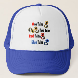 Red Tuba Blue Tuba Truckerkappe