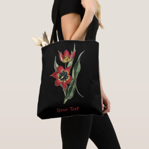 Red Tulip Blume Tote Bag