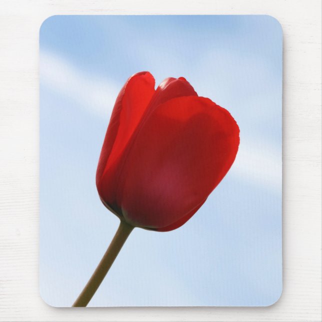 Red Tulip Mousepad (Vorne)