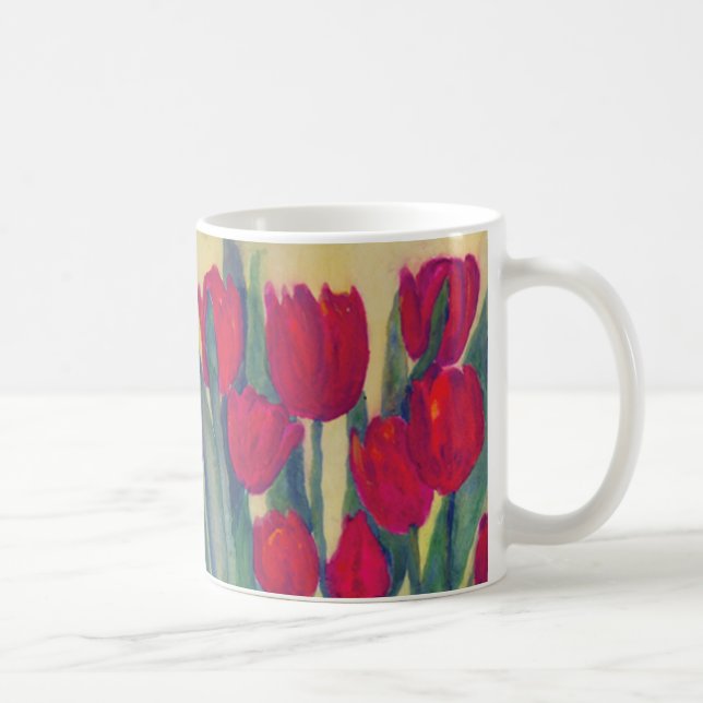 Red Tulips Tasse (Rechts)