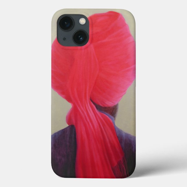 Red Turban Purple Jacket Case-Mate iPhone Hülle (Rückseite)