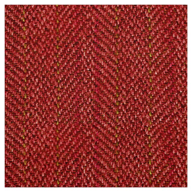 Red Tweed Image Fabric Stoff (Muster)