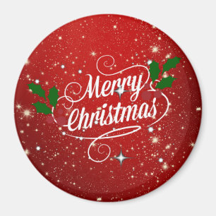 Red Twinkle Frohe Weihnachten, Magnet