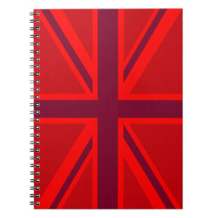 Red Union Jack Notizblock