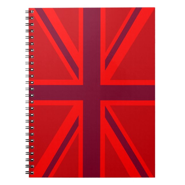 Red Union Jack Notizblock (Vorderseite)