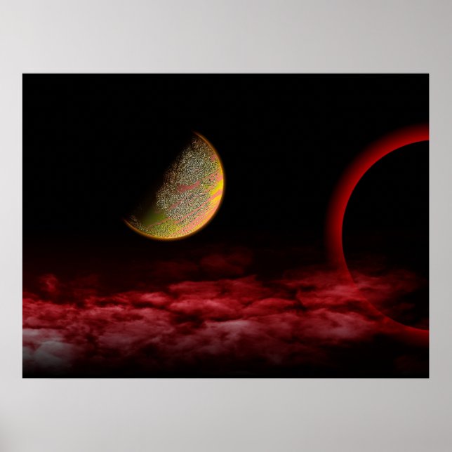 Red Universe Poster (Vorne)